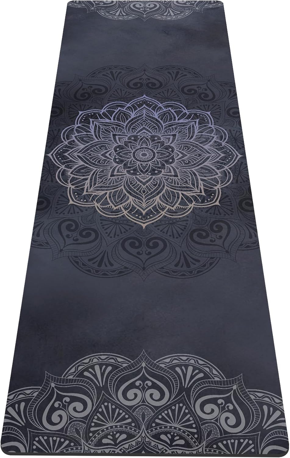 nuveti Yoga Mat Print Extra Thick TPE Non Slip Fitness Exercise Mat with Carrying Bag,72"x24" Extra Thick 6MM Exercise & Workout Mat for Yoga, Pilates Fitness and Floor Exercises - Colors A