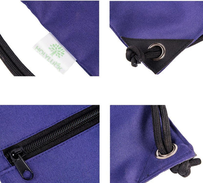 HOLYLUCK Drawstring Backpack Bag Sport Gym Sackpack - Colors B