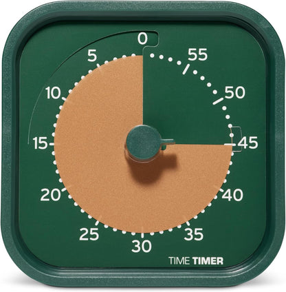 Time Timer MOD - Home Edition - Individual Sized 60 Minute Visual Countdown Timer for ADHD, Adults, Students, and Pomodoro with Silent Operation (Metallic Midnight)