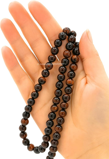 Amazing Gemstone 108 Beads Handmade Mala (Knotted, Rudraksha) - Colors A