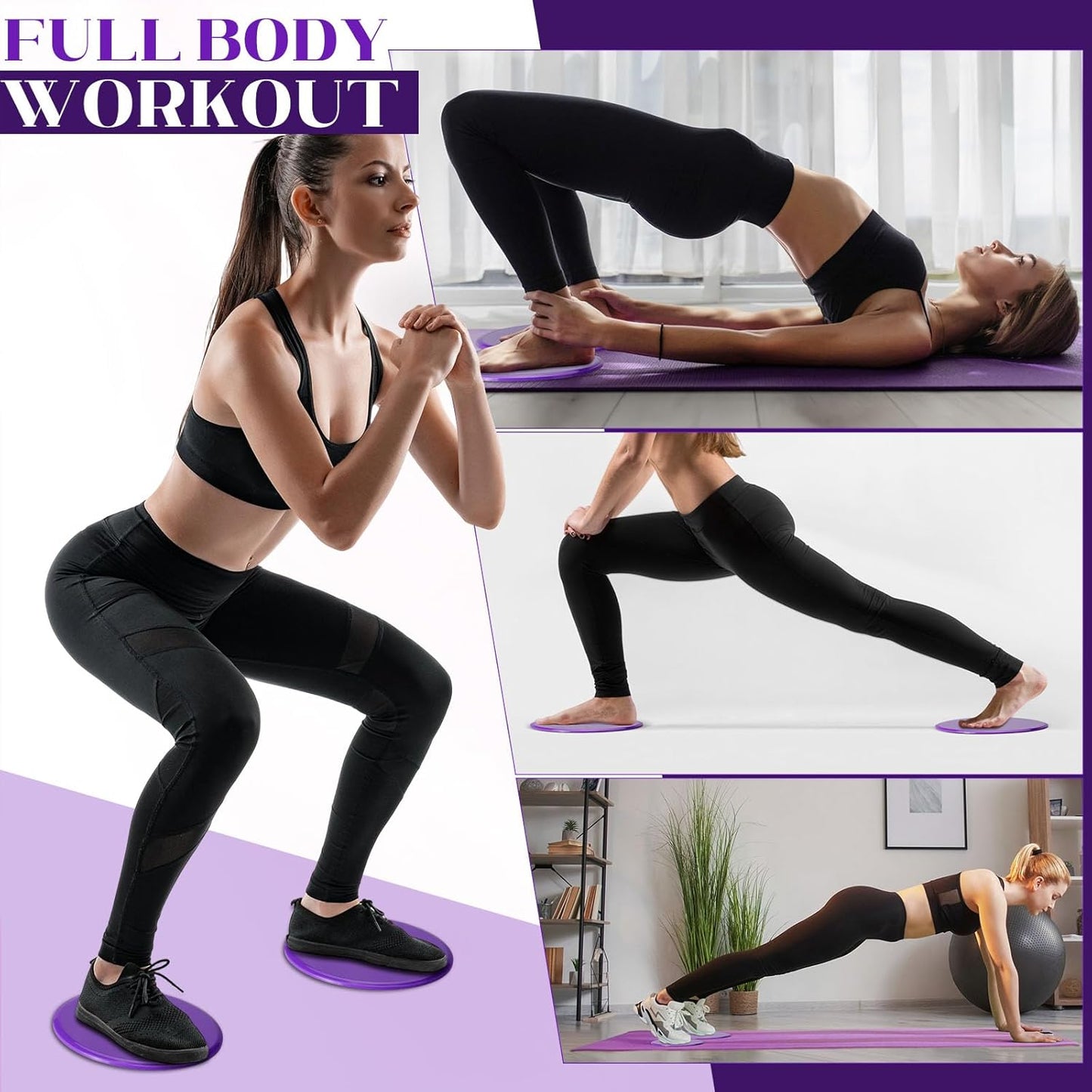 14 Pcs Pilates Kit Home Workout Kit for Women,Pilates Equipment Kit for Gym Studio Travel