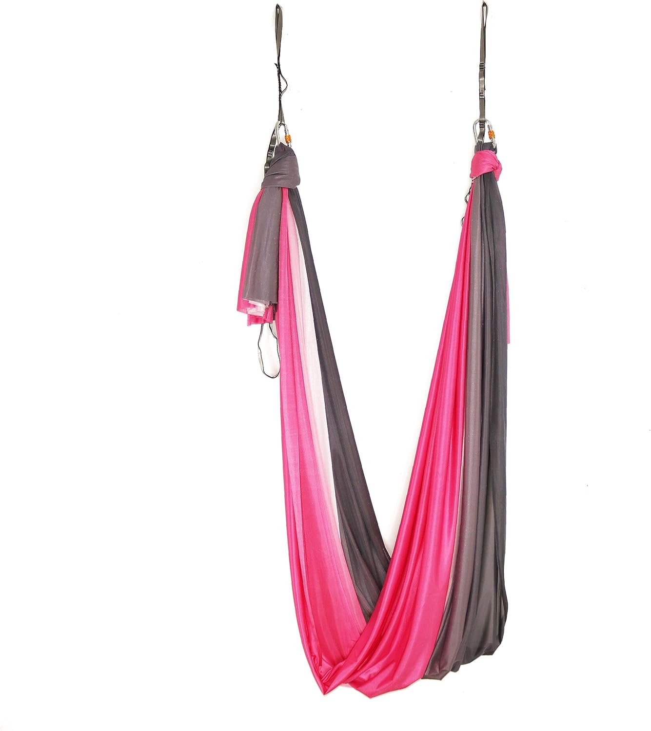 Aerial Yoga Hammock Aerial Pilates Silk Yoga Swing Set Inversion Equipment include daisy Chain, Pose Guide 5.5 yards