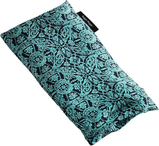Hugger Mugger Silk Eye Pillow with Herbal Filling - Natural Herbal Filling, Relaxing Scent, Light Weight, Chill in Freezer, Washable Cover