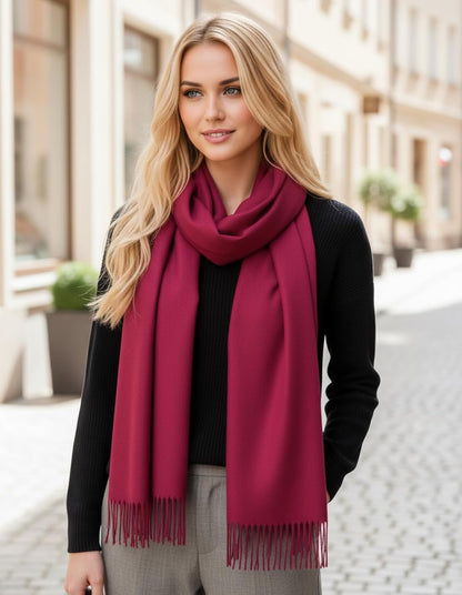 Women's Scarf Pashmina Shawls and Wraps for Evening Dress Wedding Bridal Bridesmaid Winter Warm Long Large Scarves - Colors B