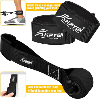 HPYGN Heavy Resistance Bands, 300LBS Exercise Bands for Working Out, Fitness Bands with Handles, Workout Bands for Men, Weight Bands Set for Muscle Training, Strength, Slim, Yoga, Home Gym Equipment