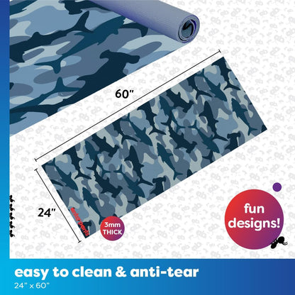 Antsy Pants Kids Yoga Mat - Yoga Mat for Kids, Yoga Mats for Home Workout, Travel Yoga Mat, Yoga Mat Non Slip, 60” x 24”, 3mm Free of Toxic Phthalates