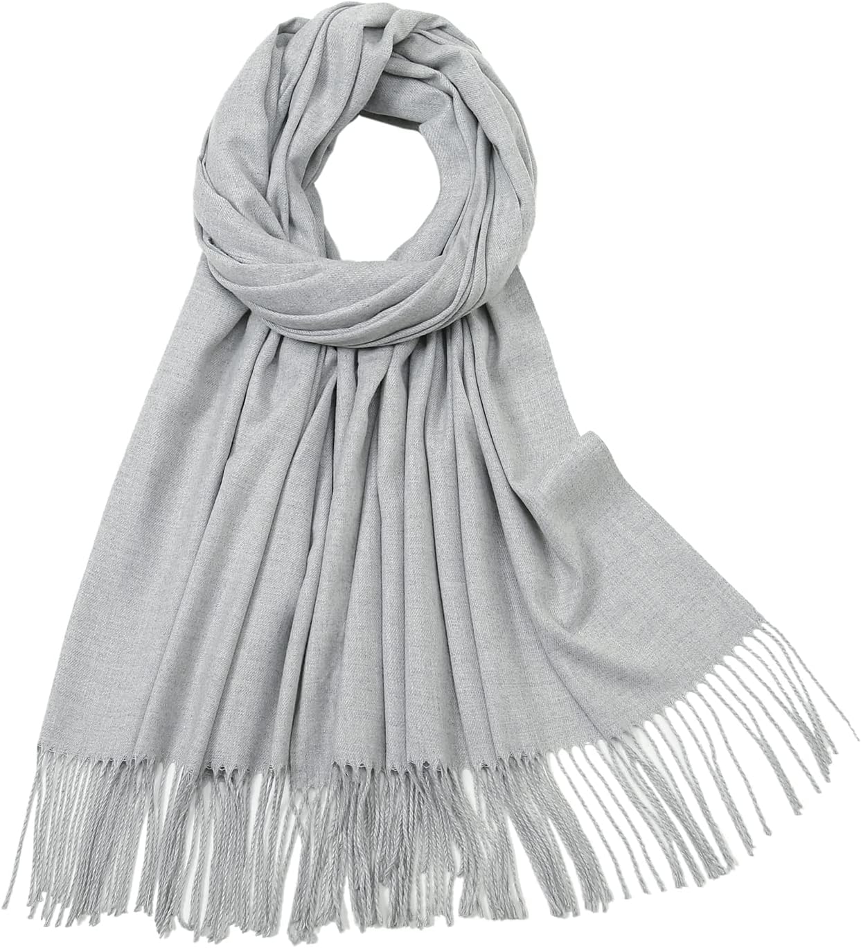 RIIQIICHY Women's Scarf Pashmina Shawls and Wraps for Evening Dress Bridesmaid Wedding Bridal Winter Warm Long Large Scarves