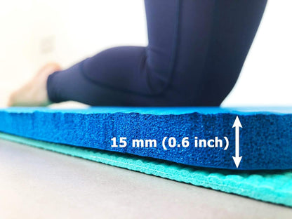 Yoga Knee Pad 0.6 inch Thick Pilates Yoga Knee Pad Cushion your knees Also support Elbows Forearms