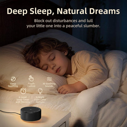 Kipcush Automatic Tibetan Meditation Bowl Sound Machine - 7 Himalayan Tones + 7 Color Night Light - Timer & Touch Control - No Manual Striking for Yoga, Chakra Healing, Stress Relief - Plug In