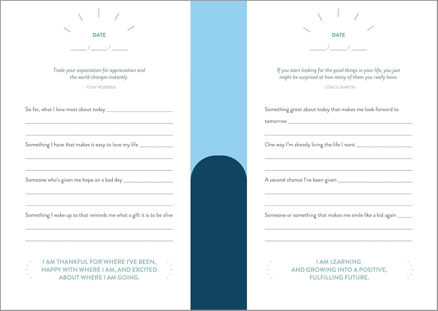 The 5-Minute Gratitude Journal: Give Thanks, Practice Positivity, Find Joy