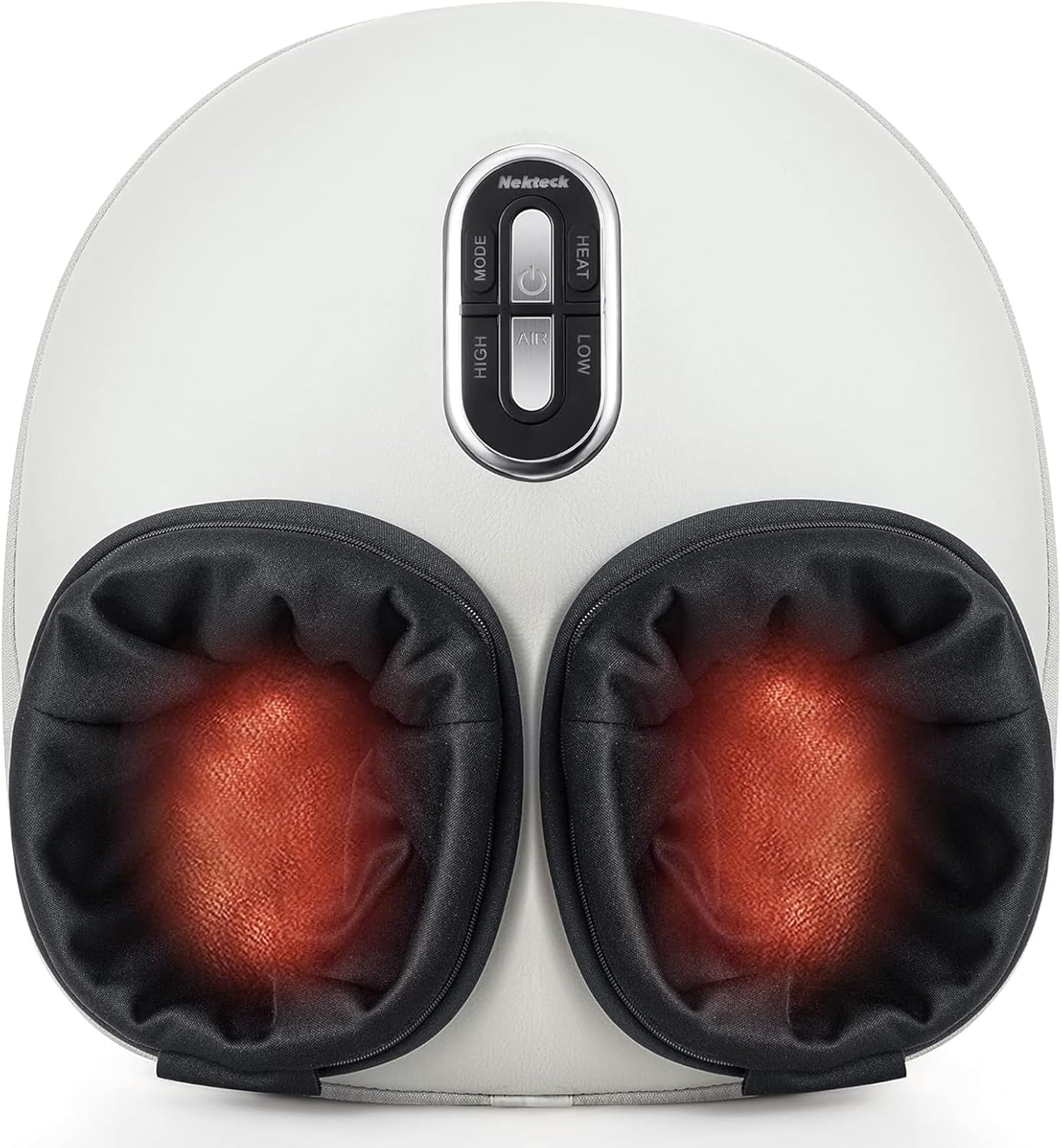 Nekteck Shiatsu Foot Massager with Heat [2026 Upgraded], 3 Modes Deep Kneading Therapy Air Compression, Feet Massage for Plantar Fasciitis, Relaxation Gifts for Men Women Mom Dad Birthday Father's Day