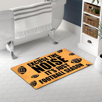 MELODADDY Funny Welcome Doormat Front Door Decor Rugs with Rubber Back 30"(L) x 18"(W) Personalized Matt Outside Entrance (Leave Your Worries At the Door Yoga Meditation Namaste)