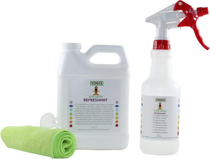 Naeterra Aromatherapy Cleaning Concentrate Yogi's Refreshmat Ultra Concentrated Yoga Mat Cleaner & Refresher - Makes up to 4.5 Gallons