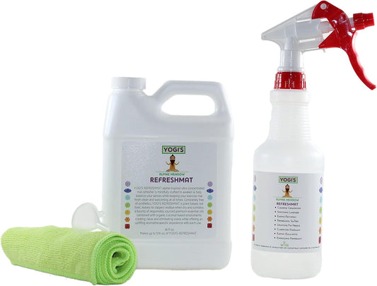 Naeterra Aromatherapy Cleaning Concentrate Yogi's Refreshmat Ultra Concentrated Yoga Mat Cleaner & Refresher - Makes up to 4.5 Gallons