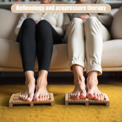 Foot massager, relieves plantar fasciitis, leg pain treatment suitable for both men and women, relieves muscle tension, reflexology and deep tissue muscle massage, Christmas gift, helps parents relax.