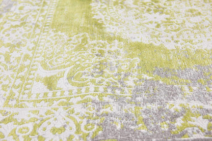 Unique Loom New Classical Collection Area Rug - Olwen (4'Round, Purple/ Gray)