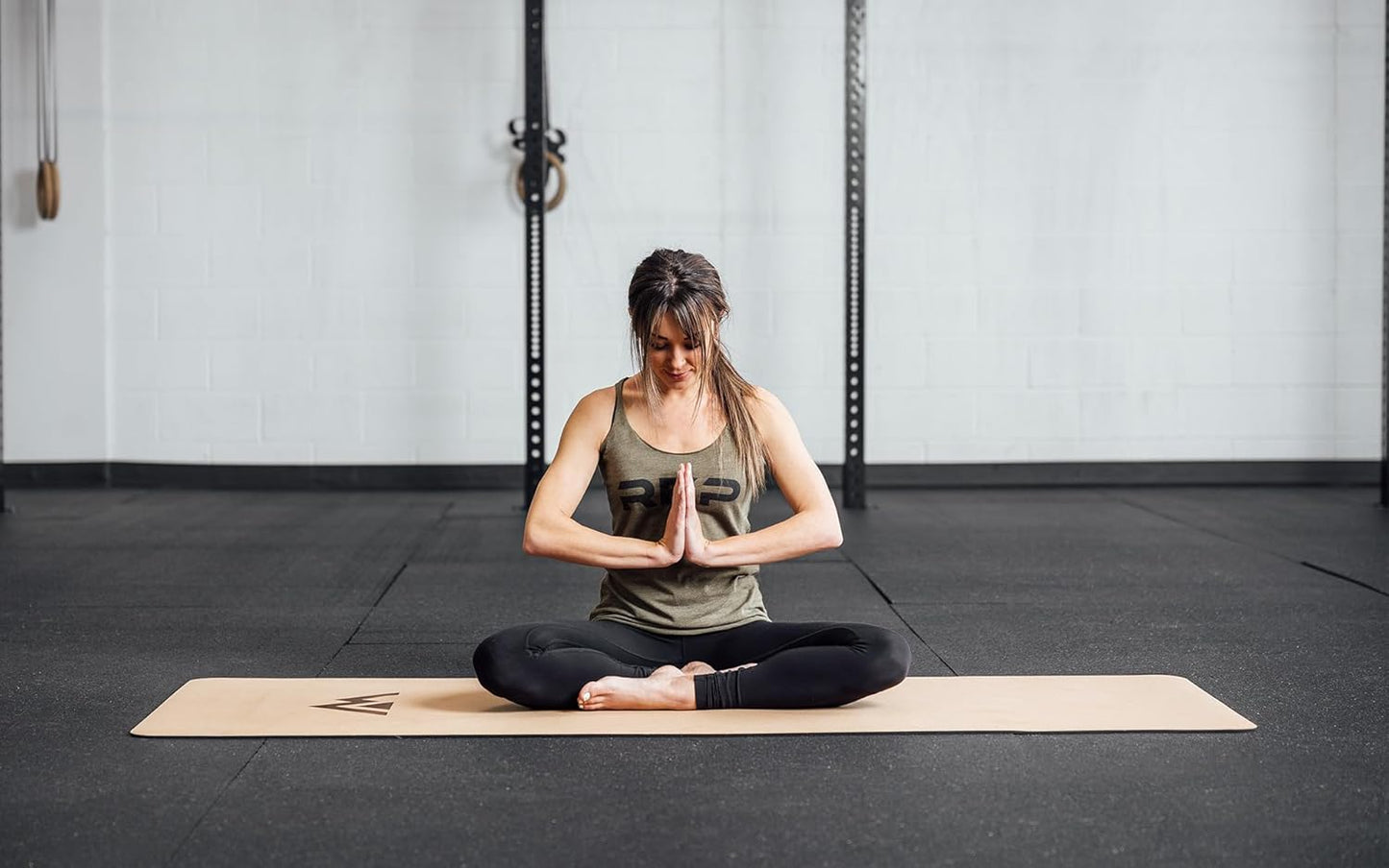 REP Fitness Premium Yoga Mat, Cork or Polyurethane, EcoFriendly, Non-Slip, 5mm or 6mm Thick, Travel, Hot Yoga & Home Fitness Mat, Optional Carry Strap, Organic, Natural, Latex-Free Materials