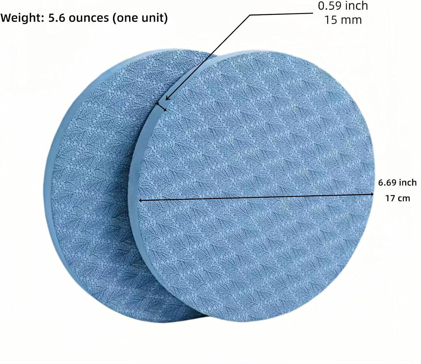 2-piece set yoga knee pads and exercise mats - super thick anti slip support for thick boards, gardening, push ups, knees, Pilates, and floor exercises - knees, elbows, wrists