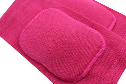 Men Women Protective Knee Pads, Anti-Slip Padded Sponge Knee Brace Knee Support for Football Volleyball Dance Skating Basketball Sports (Medium,Nude)