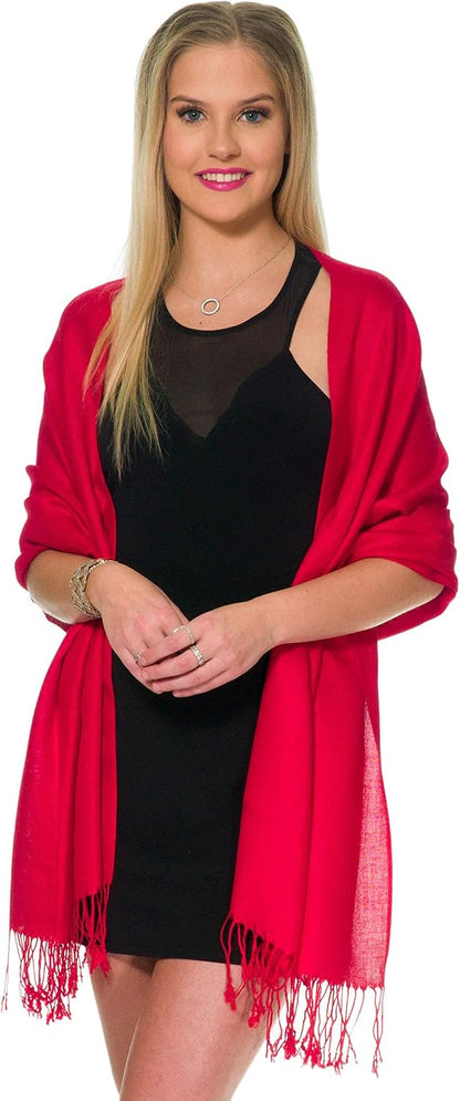 Pashmina Shawls and Wraps for Evening Dresses, Large Soft Pashminas Wedding Shawl