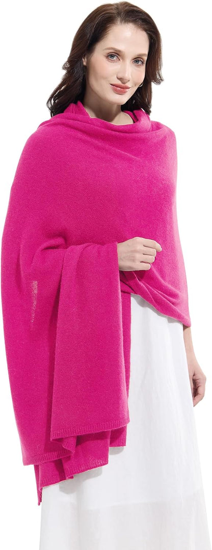Soft Cashmere Blend Wrap Chic Scarf Stole for Women Wayfarer Travel Extra Large 87"x28" - Colors B