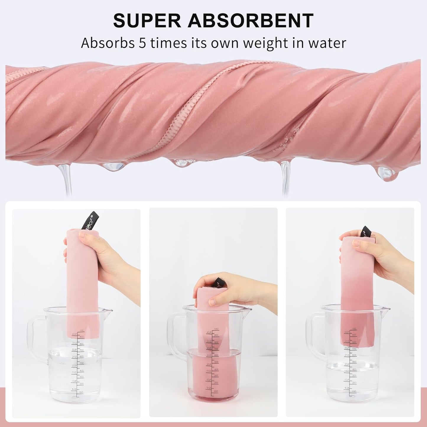 Rainleaf Microfiber Towel Perfect Travel & Gym & Camping Towel. Quick Dry - Super Absorbent - Ultra Compact - Lightweight. Suitable for Trip, Beach, Shower, Backpacking, Pool