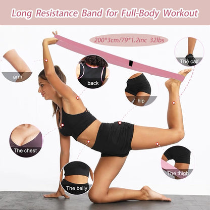 Pilates Essentials Kit for Women, Yoga Exercise Equipment Set for Home Workouts with Mini Ball, Resistance Bands, Sliding Disks & Accessories - Fitness Set for Yoga & Pilates Beginners(Pink)