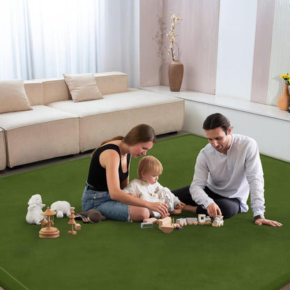 Baby Play Mat for Floor Nursery Rug Muscle Mat Area Rug Playroom Rug 79"x110" Playpen Mat Memory Foam 1.3" Thick Crawling Mat For Babies,Toddlers, Infants, Kids,Grey
