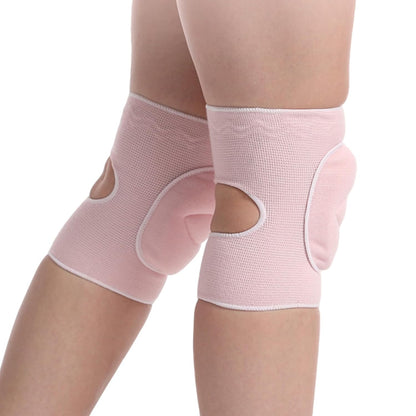 Men Women Protective Knee Pads, Anti-Slip Padded Sponge Knee Brace Knee Support for Football Volleyball Dance Skating Basketball Sports (Medium,Nude)