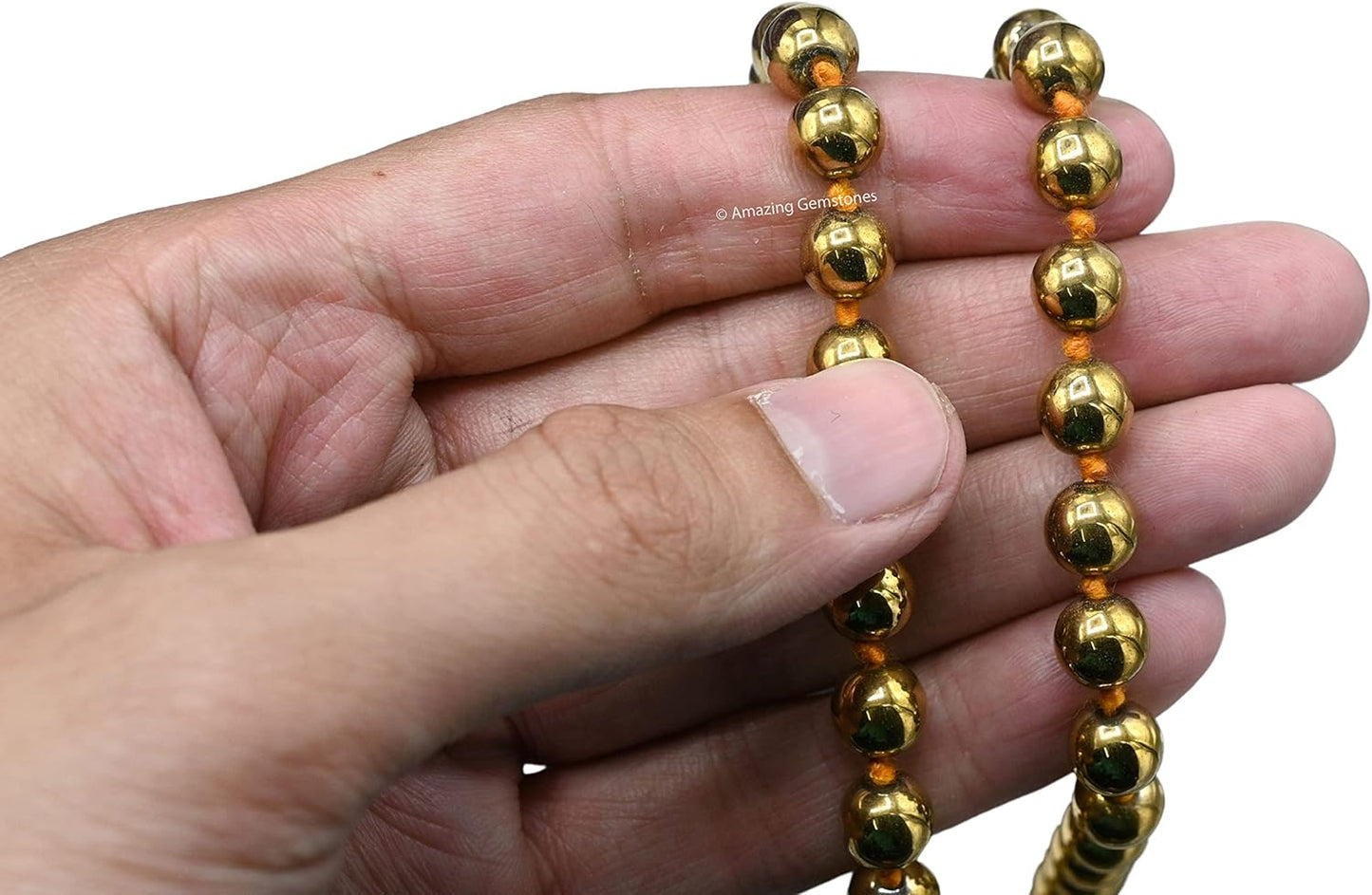 Amazing Gemstone 108 Beads Handmade Mala (Knotted, Rudraksha) - Colors B