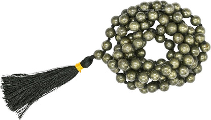 Amazing Gemstone 108 Beads Handmade Mala (Knotted, Rudraksha) - Colors A