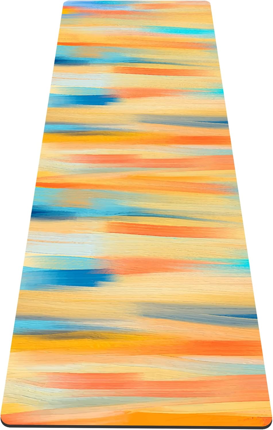 nuveti Yoga Mat Print Extra Thick TPE Non Slip Fitness Exercise Mat with Carrying Bag,72"x24" Extra Thick 6MM Exercise & Workout Mat for Yoga, Pilates Fitness and Floor Exercises - Colors A