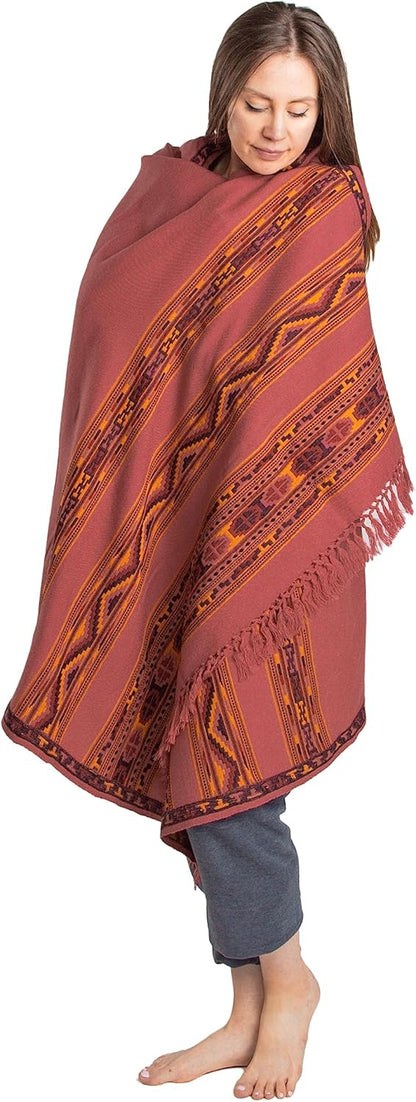 Meditation Shawl or Blanket, Exotic Shawl/Wrap, Oversize Scarf or Stole. Unisex