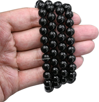 Amazing Gemstone 108 Beads Handmade Mala (Knotted, Rudraksha) - Colors A