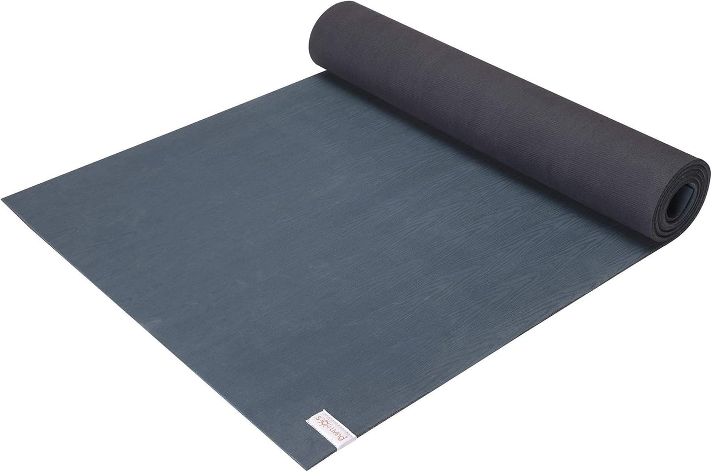 Sol Living Travel Yoga Mat - Natural Tree Rubber for Extra Grip - Non-Slip, Foldable, Eco-Friendly - Perfect for On-the-Go Yoga, Pilates, Fitness, Meditation - 24" x 72", Green