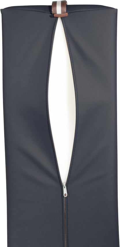 Master Massage 9"x26" Semi-round Massage Bolster -black