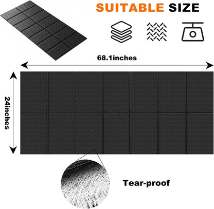 Stepwaver Walking Pad Mat for Carpet, Treamill Mat for Hardwood Floors, High Density, 0.2" Thickness, Folable, Floor Protection Mats for Bike, Elliptical, Treadmill