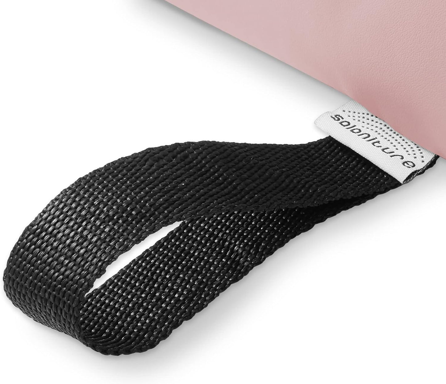Saloniture Half Round Neck Massage Table Bolster Pillow Pad - 13 x 6 x 3 Inch - Black