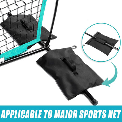 VISEMAN 4PCS Sports Net Sandbags, Weighted Anchor Bags for Baseball & Golf Nets,Soccer Goals, Hockey Nets