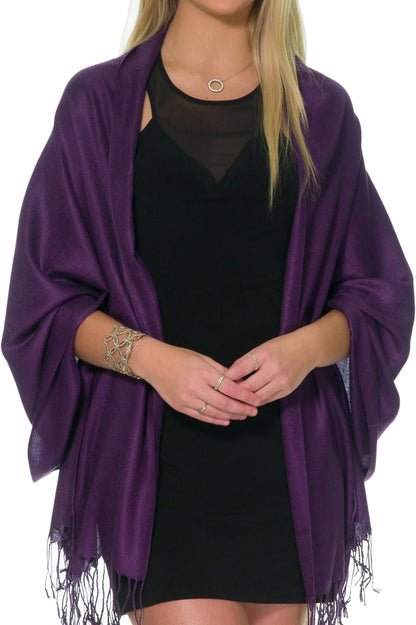 Pashmina Shawls and Wraps for Evening Dresses, Large Soft Pashminas Wedding Shawl