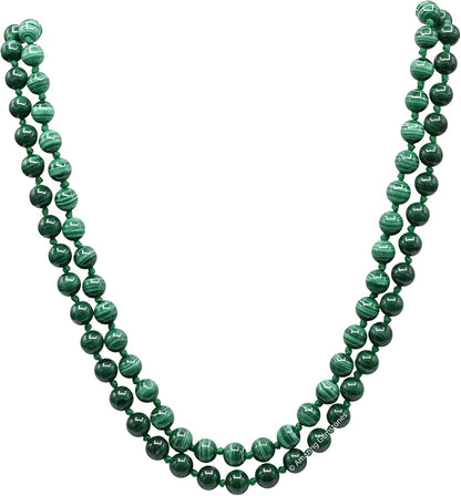 Amazing Gemstone 108 Beads Handmade Mala (Knotted, Rudraksha) - Colors A