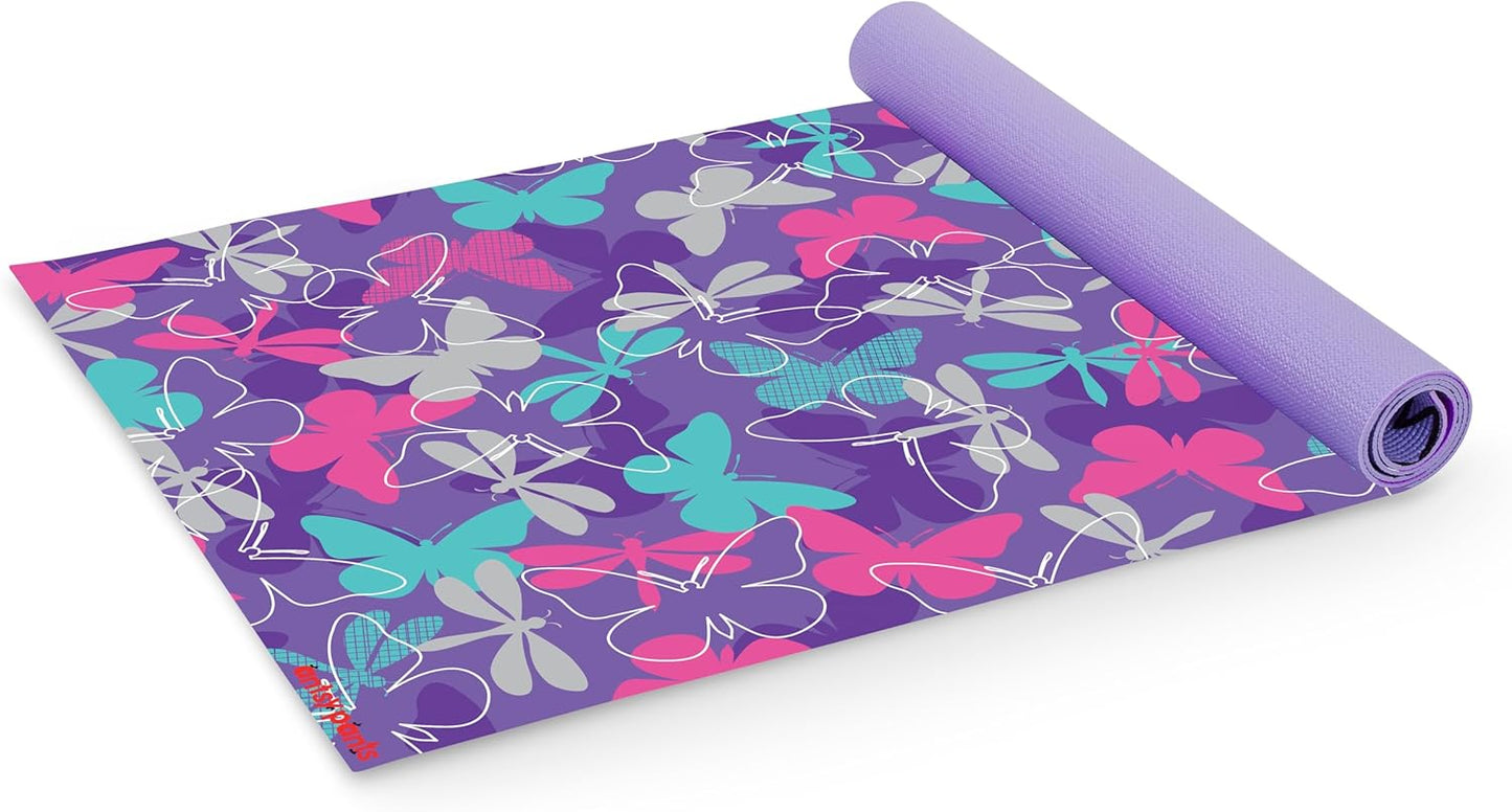 Antsy Pants Kids Yoga Mat - Yoga Mat for Kids, Yoga Mats for Home Workout, Travel Yoga Mat, Yoga Mat Non Slip, 60” x 24”, 3mm Free of Toxic Phthalates