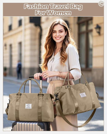 Gym Bag Womens Mens with Shoes Compartment and Wet Pocket Travel Duffel Bag for Women for Plane Sport Gym Tote Bags Swimming Yoga Waterproof Weekend Overnight Carry on Bag Hospital Holdalls - Colors A