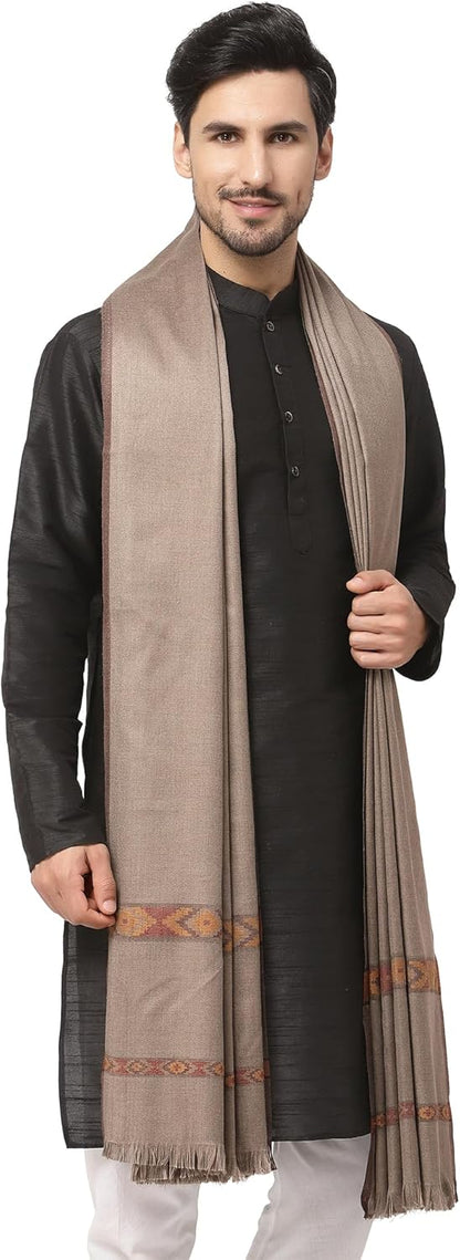 Weavers Villa Meditation Shawl/Wrap, Oversize Scarf or Stole. Unisex