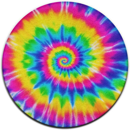 Soft Round Yoga Carpet, Office Chair Decor Round Mat for Carpet and Hardwood Floors Purple Butterfly