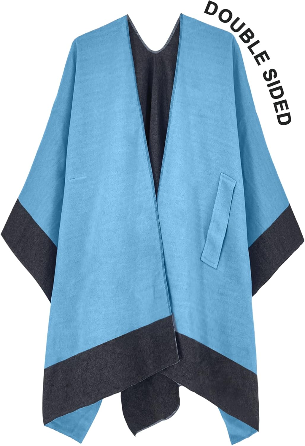 Moss Rose Women's Shawl Wrap Poncho Ruana Cape Open Front Cardigan Shawls for Spring Fall Winter