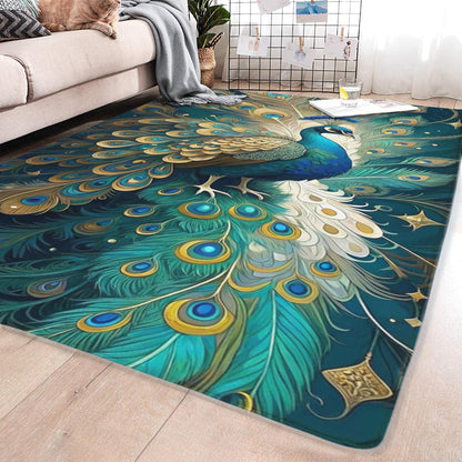 Butterfly Carpet Area Rug - Lovely Butterflies Printed Carpets for Kids Butterfly Theme Living Room Indoor Bedroom Decor Soft Polyester Yoga Mat 2'x3'