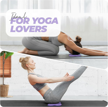 Yes4All Yoga Knee Pads Pair, Thick Yoga Kneeling Pad for Pilates Exercise, Cushion Gear for Knees & Elbow with 13/16" Thickness