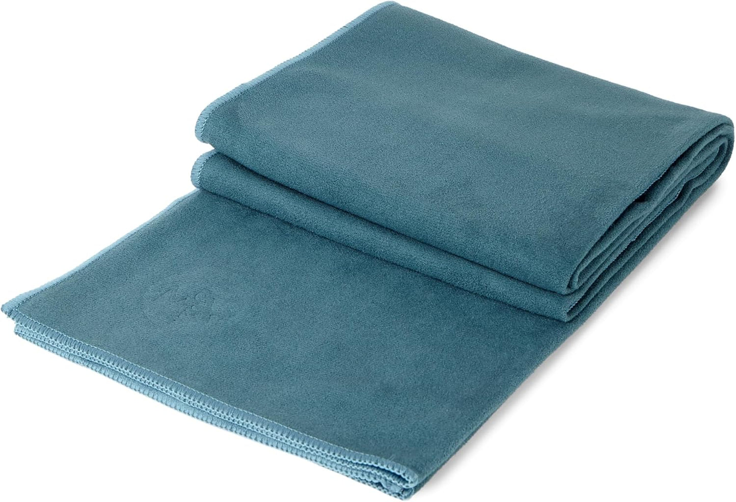 Manduka eQua Hot Yoga Mat Towel - 71" | Rapid Moisture Activated Grip | Ultra Soft Microfiber | Quick Dry | Lightweight, Travel Friendly Mat Layer | 71 x 24 inches | Thunder