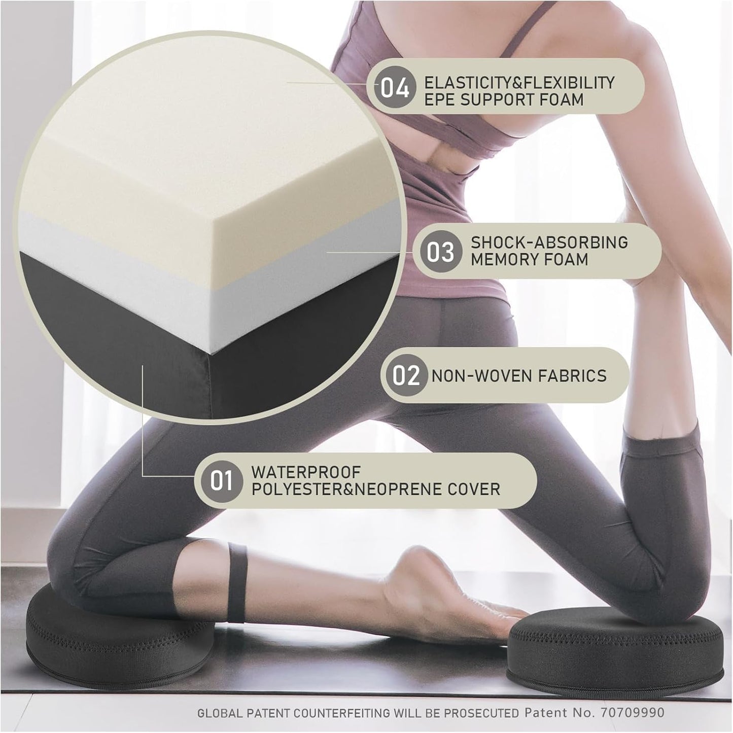 Yoga Knee Pad Cushion